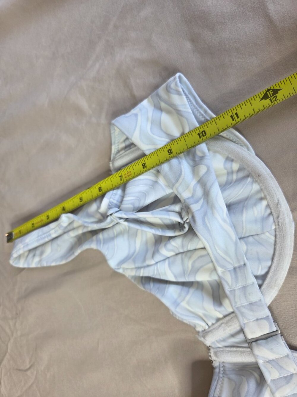 Abercrombie & Fitch NWT Bikini Set Wave Print Underwire Top + Moderate Bottom XL - Picture 9 of 15